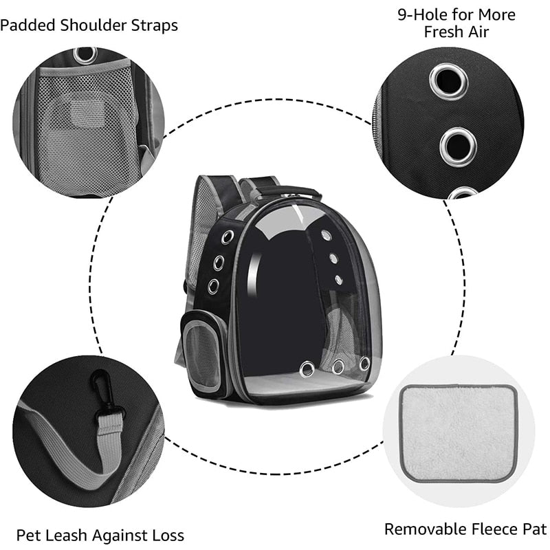 Transportadora de passeio/viagem para animais de pequeno porte