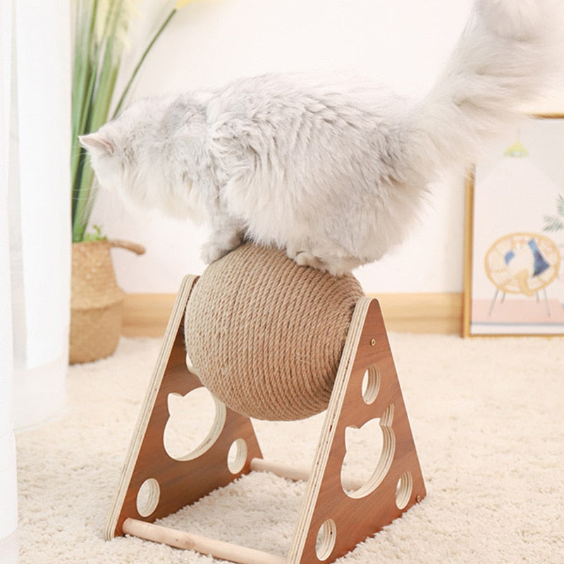 Arranhador interativo para gatos