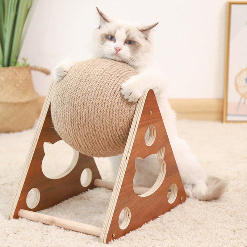 Arranhador interativo para gatos