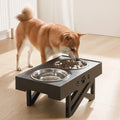 Comedouro elevado para comida e água para cães e gatos