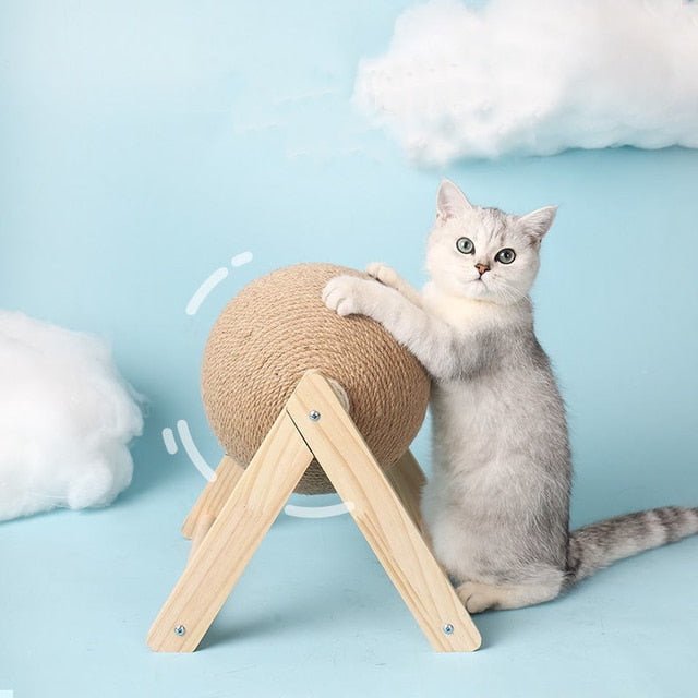 Arranhador interativo para gatos