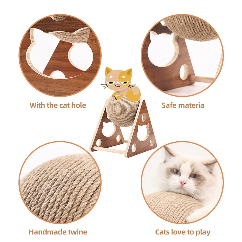 Arranhador interativo para gatos