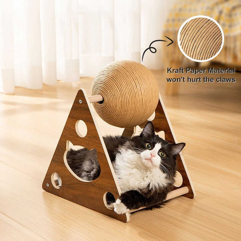 Arranhador interativo para gatos
